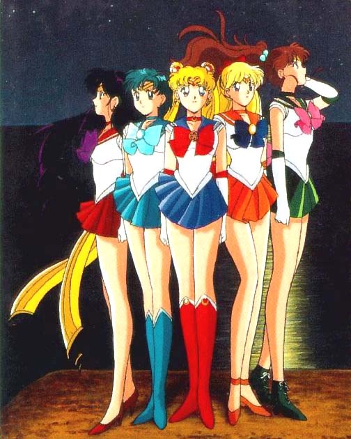 sailor moon group shot